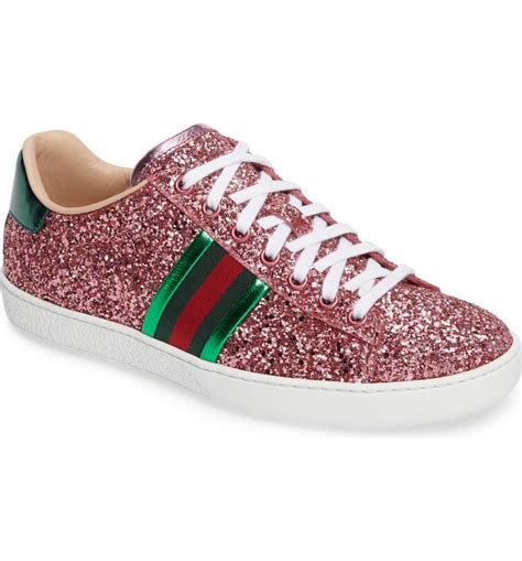 cheap glitter gucci shoes|gucci ace glitter sneakers.